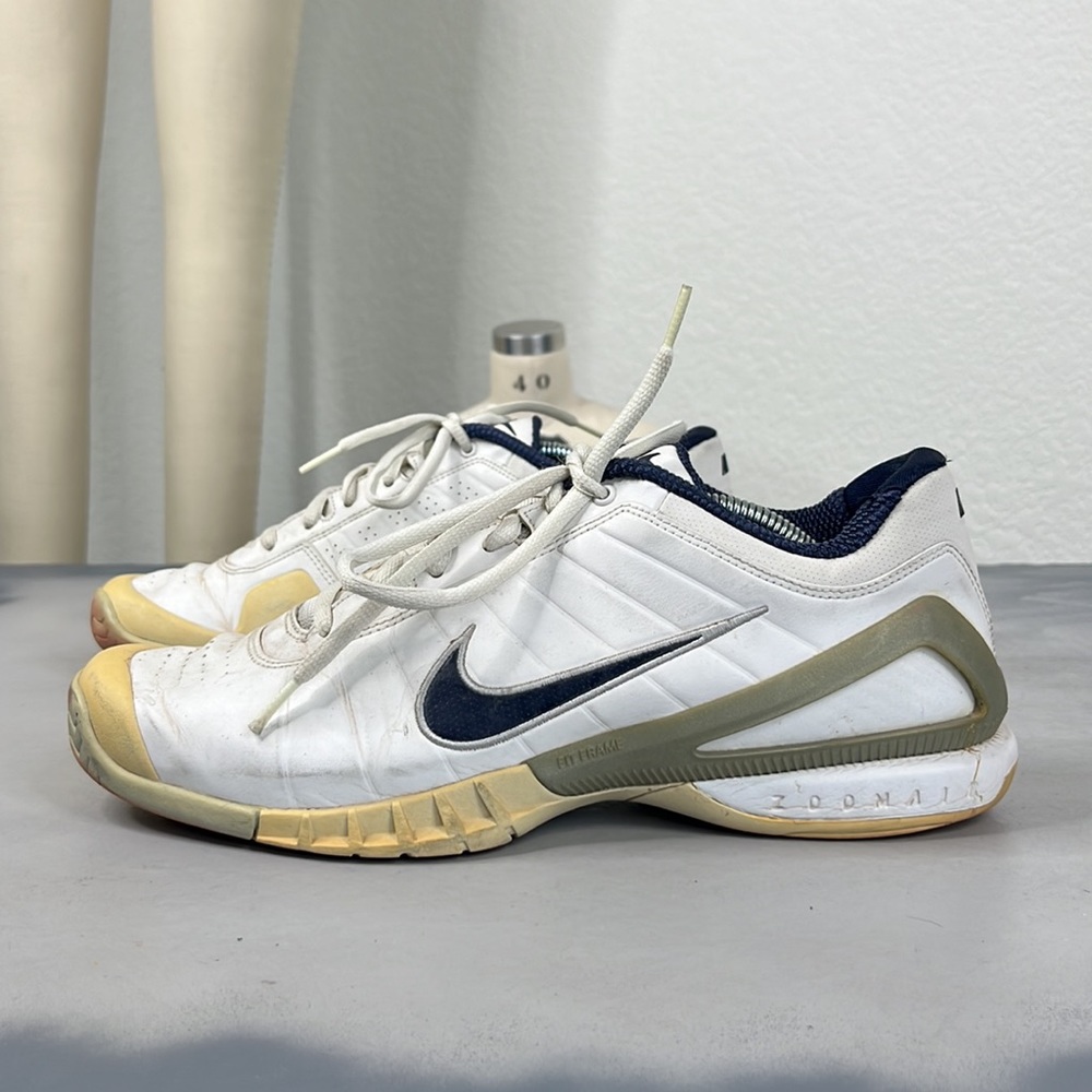 NIKE Max Air 344531-141 Court Ballistic 1.2 Dragon X White Blue Mens 10.5
